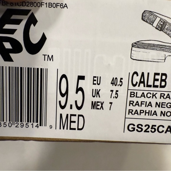 Kenneth Cole Gentle Souls Raffia Sling Back Loafer Black Sz 9.5 NIB - Picture 13 of 15